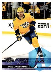2023-24 Upper Deck Series 1 Young Guns #245 Jake Livingstone - Nashville